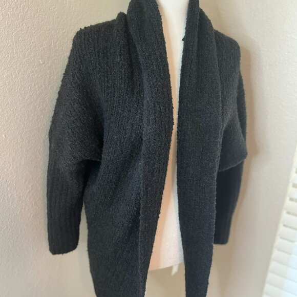 NWT Black Anthropologie Sleeping on Snow Chunky Cardigan - Picture 3 of 11